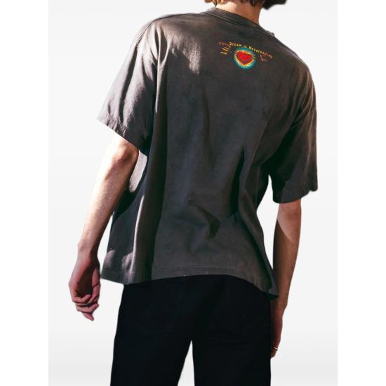 26SS 세인트 미카엘 반팔 티셔츠 0000 003 BLACK GREY - SAINT MXXXXXX