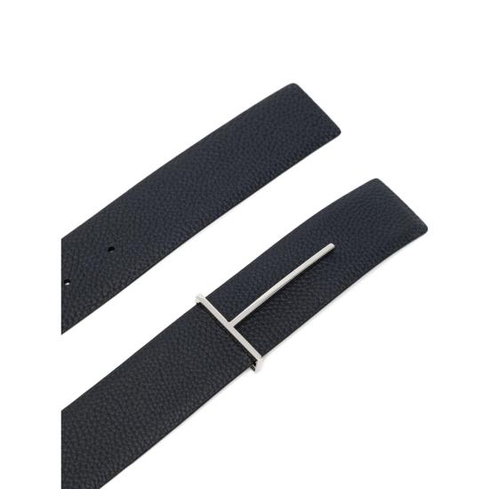 26FW 톰포드 가죽 벨트 LCL236S TB331 UNA BLUE BLACK - TOMFORD