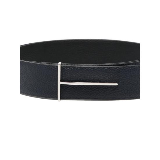 26FW 톰포드 가죽 벨트 LCL236S TB331 UNA BLUE BLACK - TOMFORD