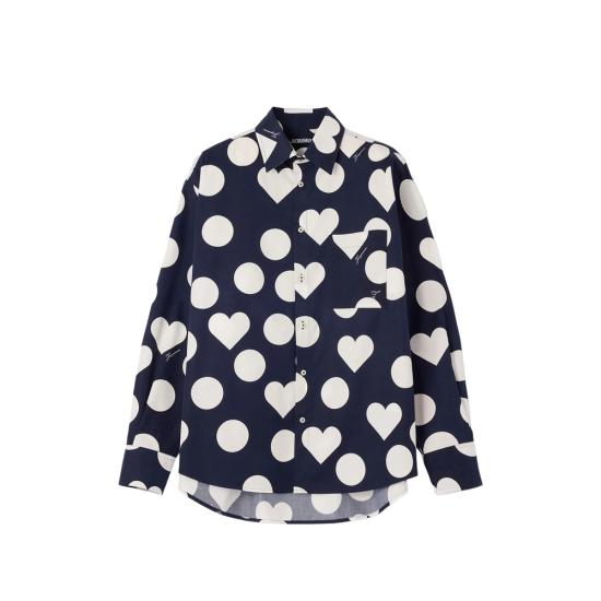 26FW 자크뮈스 긴팔 셔츠 SHM00605 AW00841 3HD BLUE WHITE