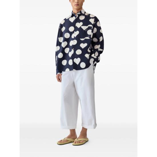 26FW 자크뮈스 긴팔 셔츠 SHM00605 AW00841 3HD BLUE WHITE - JACQUEMUS