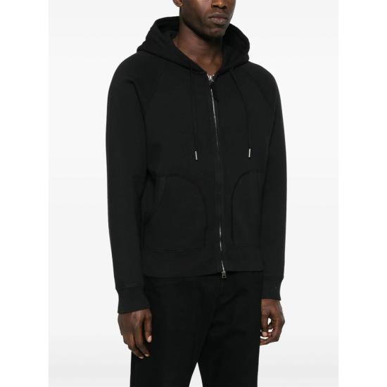 26FW 톰포드 후드 티셔츠 JMC072 JDL010 NAA BLACK - TOMFORD