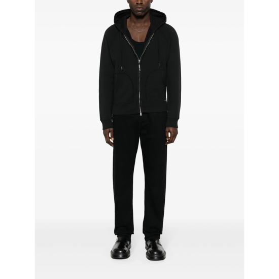 26FW 톰포드 후드 티셔츠 JMC072 JDL010 NAA BLACK - TOMFORD