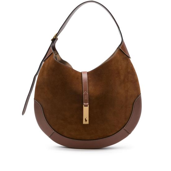 26FW 랄프 로렌 숄더백 428938748001 CINCU BROWN