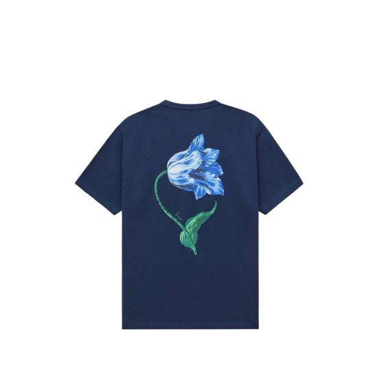 26FW 겐조 반팔 티셔츠 FG65TS2934SK 79 BLUE - KENZO
