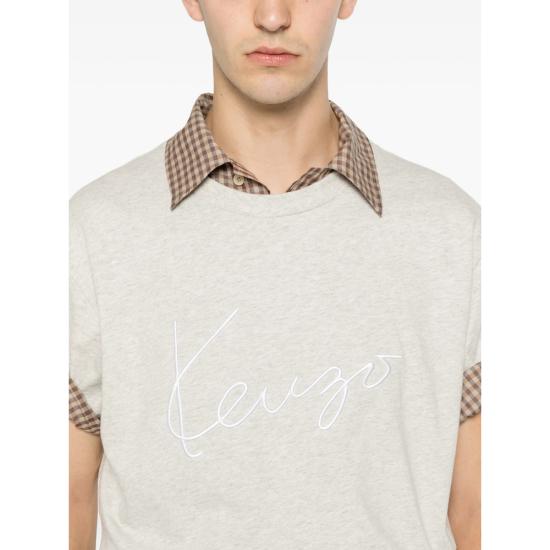 26FW 겐조 반팔 티셔츠 FG65TS2864SG 93 GREY - KENZO
