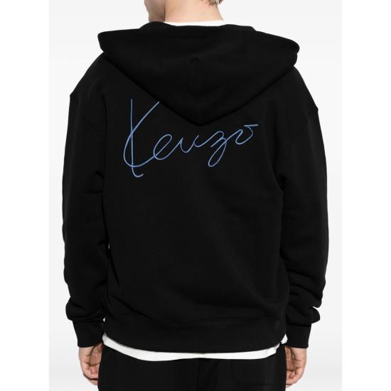 26FW 겐조 집업 니트 FG65HO2644MJ 99J BLACK - KENZO
