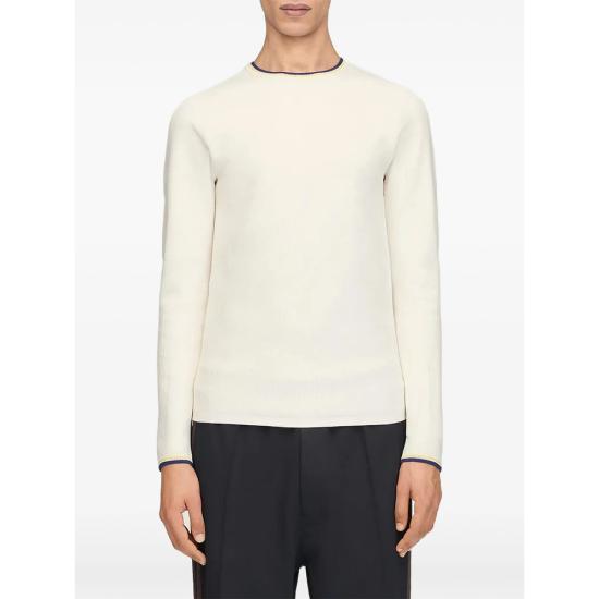 26FW Y-3 X Wales Bonner 스웨터 KS3975 BEIGE WHITE