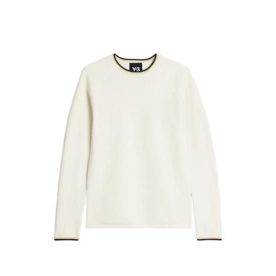26FW Y-3 X Wales Bonner 스웨터 KS3975 BEIGE WHITE