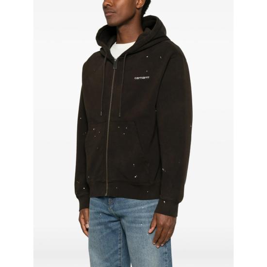 26FW 칼하트 후드 티셔츠 I036913 47EJ BROWN - CARHARTT