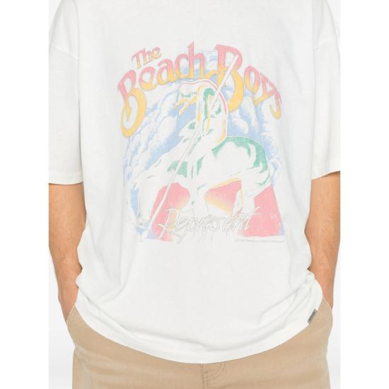 26FW 리프레젠트 반팔 티셔츠 MLM101223 26 SMOBL BLUE WHITE - REPRESENT