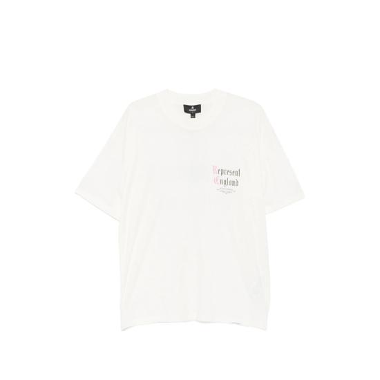26FW 리프레젠트 반팔 티셔츠 MLM101231 72 WHITE NEUTRALS
