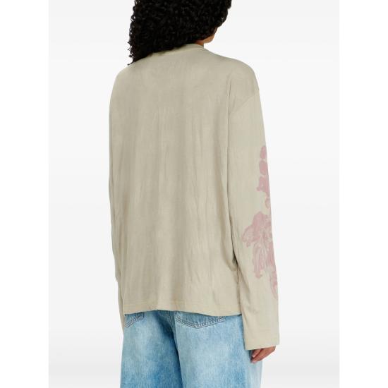 26FW 디젤 긴팔 티셔츠 A23205 0LJCN 77F NEUTRALS - DIESEL