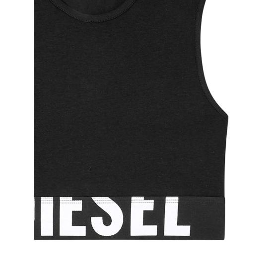 26FW 디젤 트레이닝 티셔츠A17661 0HMAU 9XX BLACK - DIESEL
