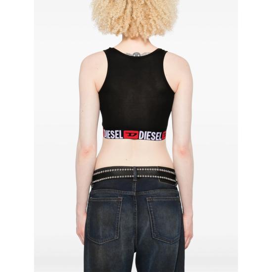26FW 디젤 산드라 D 코어 스포츠 브라 A17638 0NJAP 9XX BLACK - DIESEL