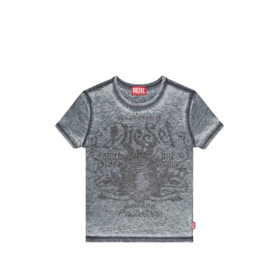 26FW 디젤 반팔 티셔츠 A23329 0PLBQ 97W GREY