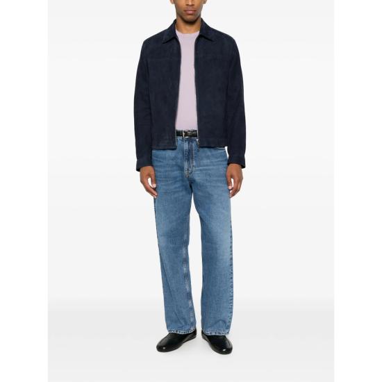 26SS 에르메네질도제냐 가죽 자켓 RUHPSRA3 H194P B07R BLUE - ERMENEGILDO ZEGNA