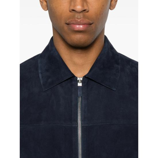 26SS 에르메네질도제냐 가죽 자켓 RUHPSRA3 H194P B07R BLUE - ERMENEGILDO ZEGNA