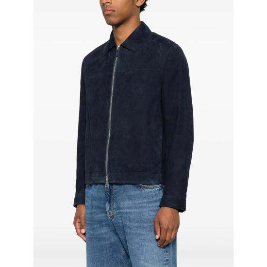 26SS 에르메네질도제냐 가죽 자켓 RUHPSRA3 H194P B07R BLUE - ERMENEGILDO ZEGNA