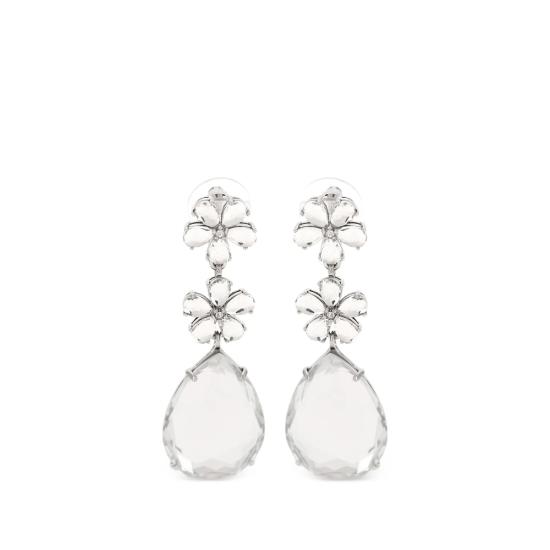 26FW 셀프 포트레이트 이어링 PF26 643E SL SILVE SILVER WHITE