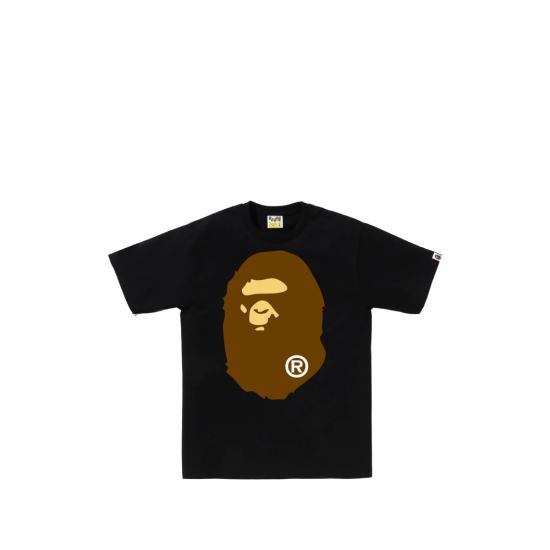 26SS 베이프 반팔 티셔츠 001TEM301002M BLACK BLACK BROWN