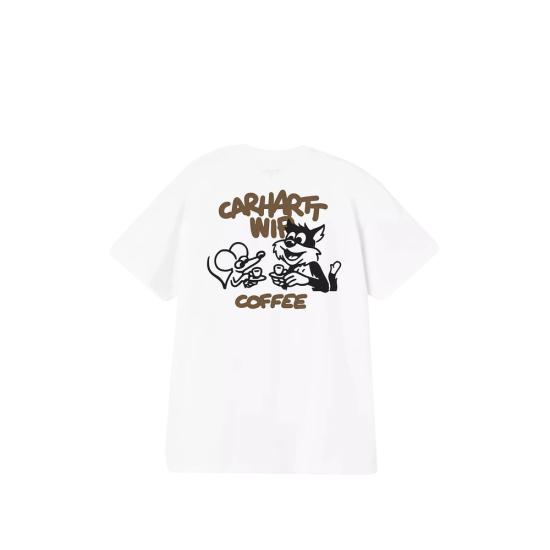 26FW 칼하트 반팔 티셔츠 I037446 02XX WHITE - CARHARTT