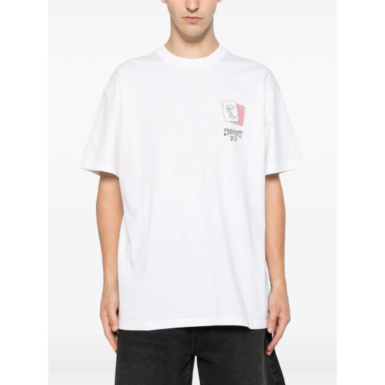 26FW 칼하트 반팔 티셔츠 I036895 02XX WHITE - CARHARTT