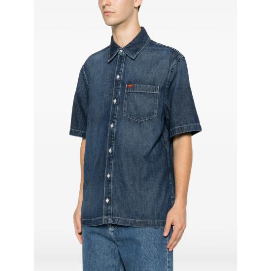 26FW 세븐포올맨카인드 데님 셔츠 7T1R0H08 S S REGULA 3M7 BLUE - 7 FOR ALL MANKIND