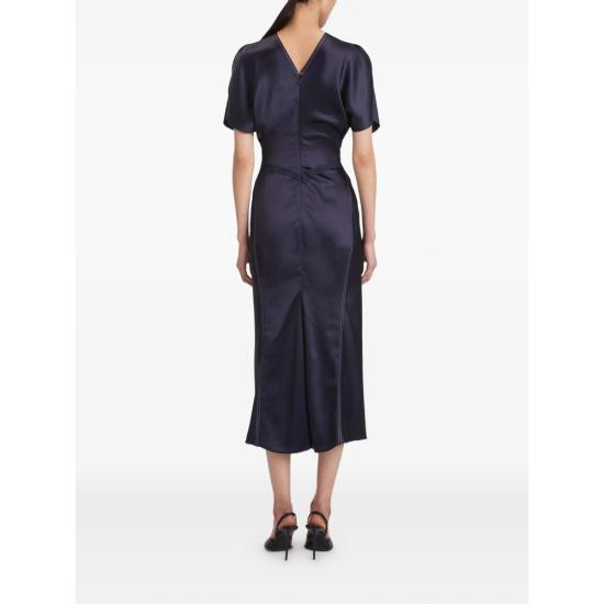 26FW 빅토리아 베컴 롱 원피스 1325WDR005227D MIDNI BLUE - VICTORIA BECKHAM