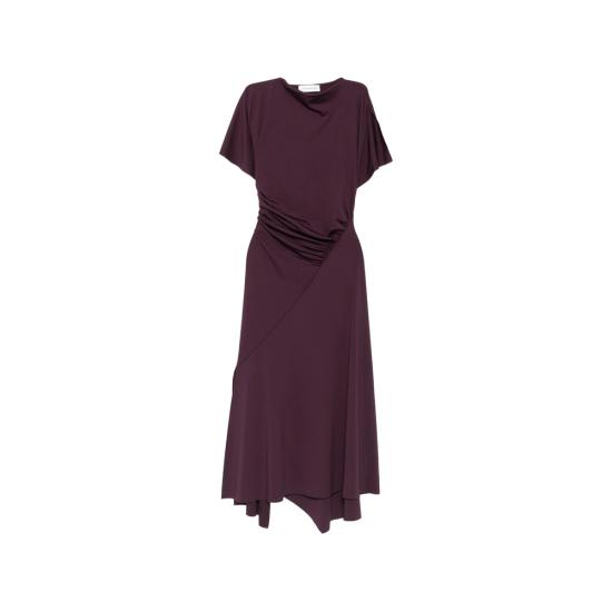 26FW 빅토리아 베컴 롱 원피스 1326JDR007350A BLKCU PURPLE