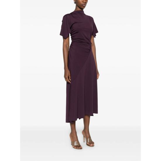 26FW 빅토리아 베컴 롱 원피스 1326JDR007350A BLKCU PURPLE - VICTORIA BECKHAM