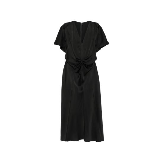 26FW 빅토리아 베컴 미디 원피스 1226WDR005195D BLACK
