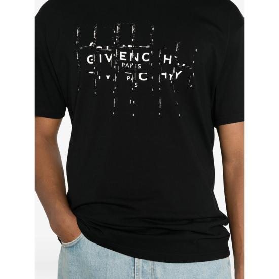 26FW 지방시 반팔 티셔츠 BM71NK3YU9 001 BLACK - GIVENCHY