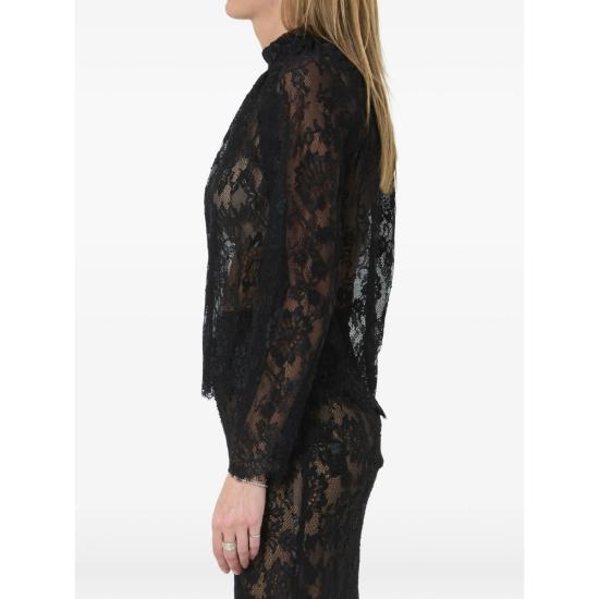 26FW 셀프 포트레이트 블라우스 PF26 032TA B BLACK - SELF PORTRAIT