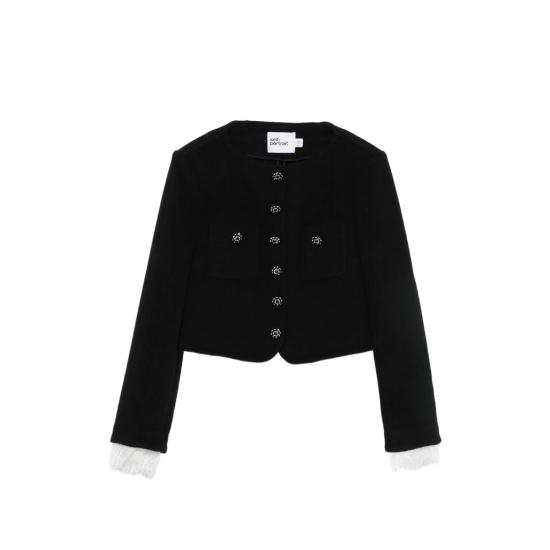26FW 셀프 포트레이트 자켓 PF26 006J B BLACK