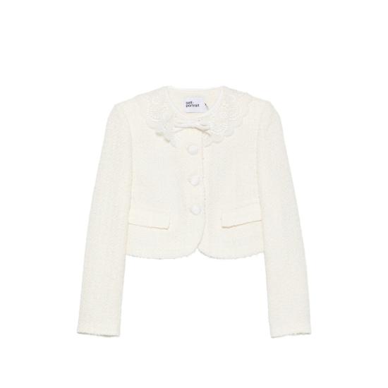 26FW 셀프 포트레이트 자켓 PF26 002J C CREAM NEUTRALS