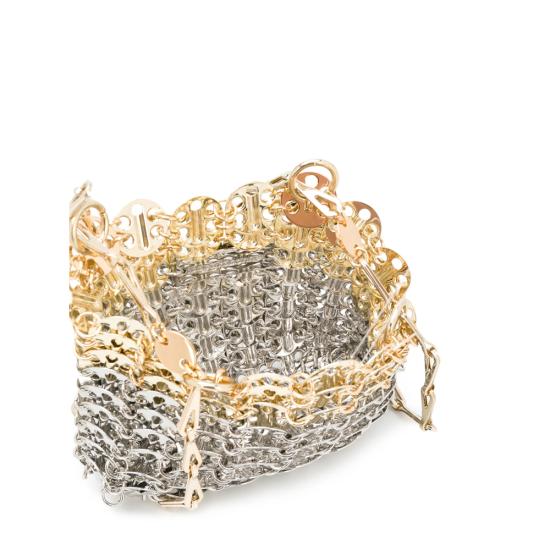 26FW 파코라반 토트백 20ASS0127 MET123 M960 SILVER GOLD - PACO RABANNE
