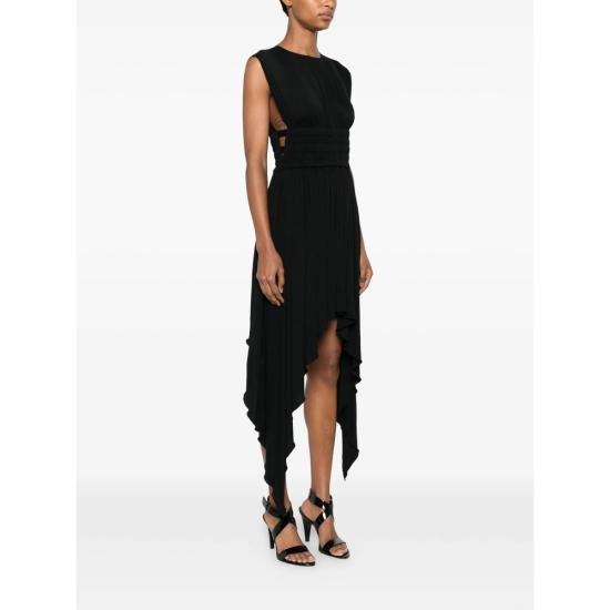 26SS 알라이아 미디 원피스 AA9R3041J090C 995 BLACK - ALAIA