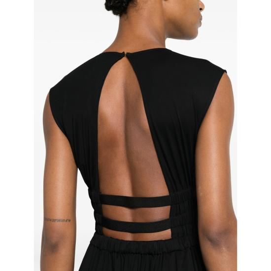 26SS 알라이아 미디 원피스 AA9R3041J090C 995 BLACK - ALAIA