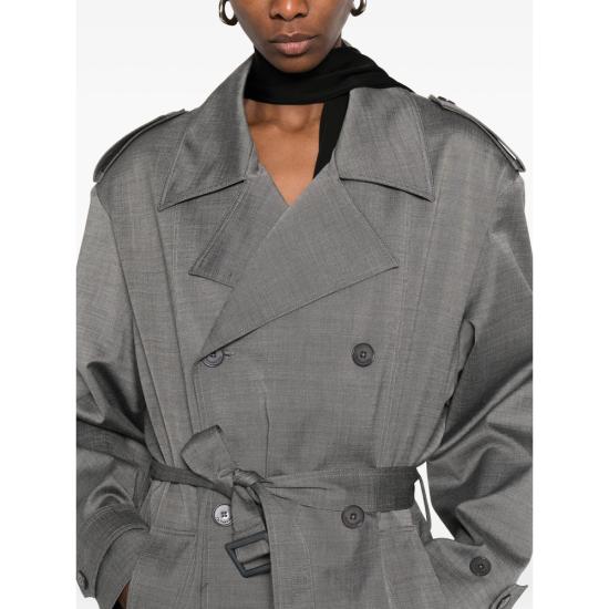 26FW 더프랭키샵 트렌치 코트 BLEECKER GRMEL GREY - THE FRANKIE SHOP