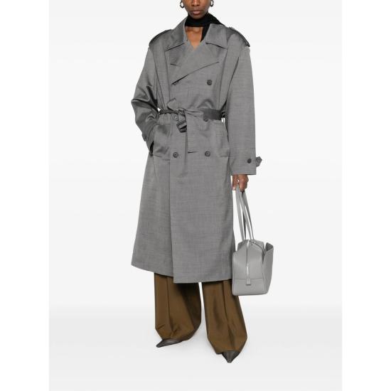 26FW 더프랭키샵 트렌치 코트 BLEECKER GRMEL GREY - THE FRANKIE SHOP