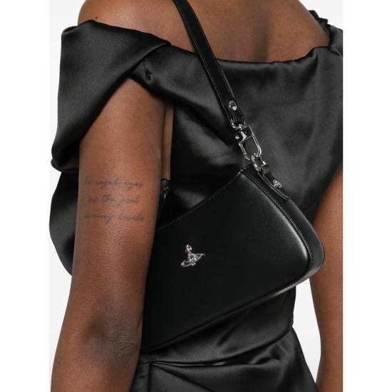 26FW 비비안웨스트우드 타샤 숄더 폰백 5801000JW S0026 N401 BLACK - VIVIENNE WESTWOOD