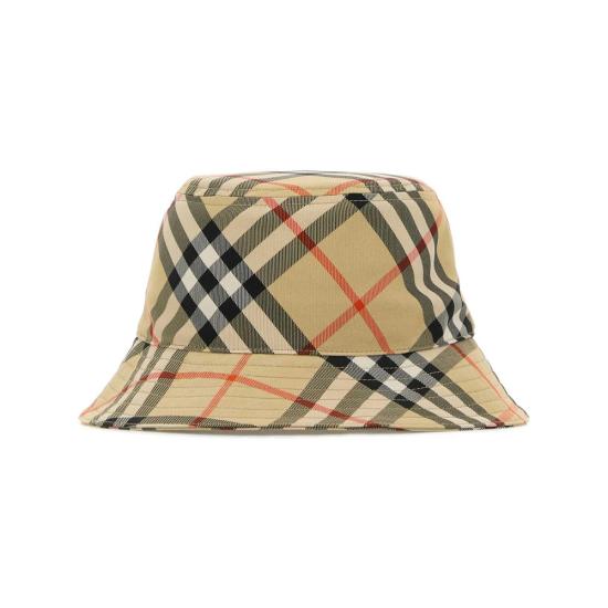 26SS 버버리 EKD 체크 패턴 버킷햇 8100740 CHECK BUCK B9368 NEUTRALS