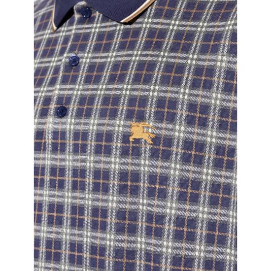 26SS 버버리 체크 코튼 블렌드 폴로 셔츠 8119562 PELHAM CHK C4060 - BURBERRY