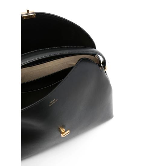 26FW 토템 T락 탑 핸들 백 234 WLGBG417 LE0025 001 BLACK - TOTEME
