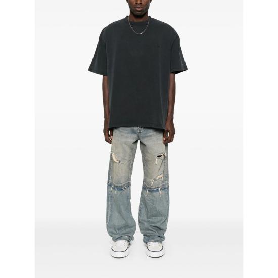 26FW 퍼플 브랜드 반팔 티셔츠 P123 HJBB BLACK - PURPLE BRAND
