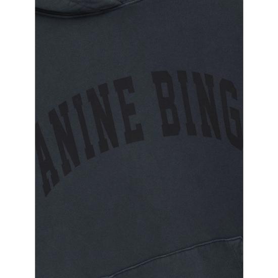 26FW 애니빙 후드 티셔츠 S 08 5185 002 GREY - ANINE BING