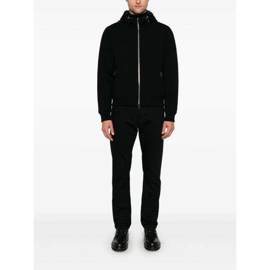 26FW 무레르 BRIGNO-BAB 브리그노 구스 다운 캐시미어 후디드 봄버 자켓 O100080 BRIGNO MRW NERO BLACK - MOORER