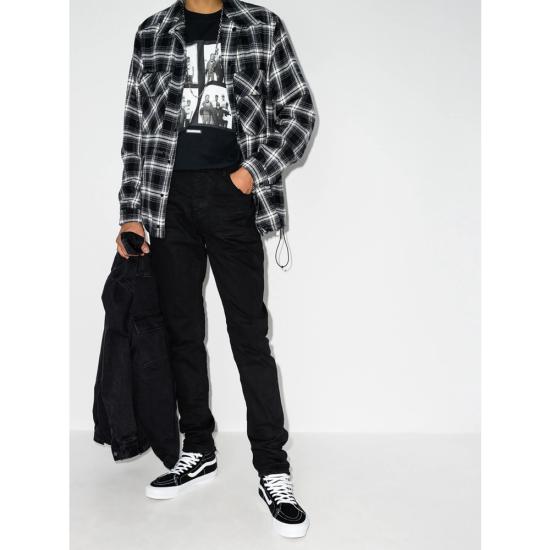 26FW 퍼플 브랜드 스트레이트 팬츠 P001 BLR BLACK - PURPLE BRAND