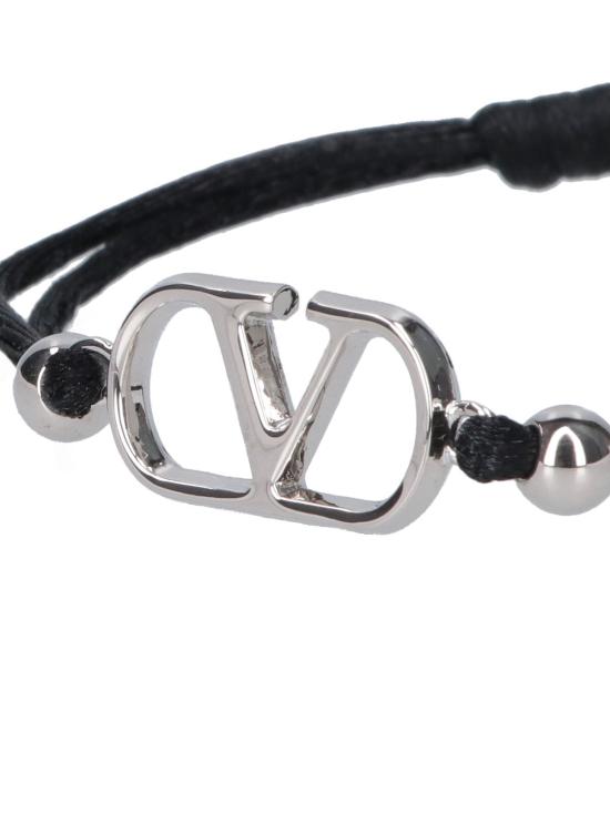 26FW 발렌티노 가라바니 브레이슬릿 9Y2J0X85KAZ 0NO Black - VALENTINO GARAVANI